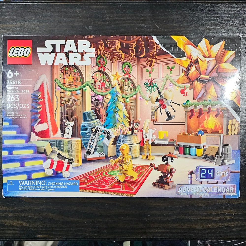 2025 LEGO Star Wars Advent Calendar # 75418 Kids 24-Gift Building Toy 263 Pieces - Picture 2 of 10